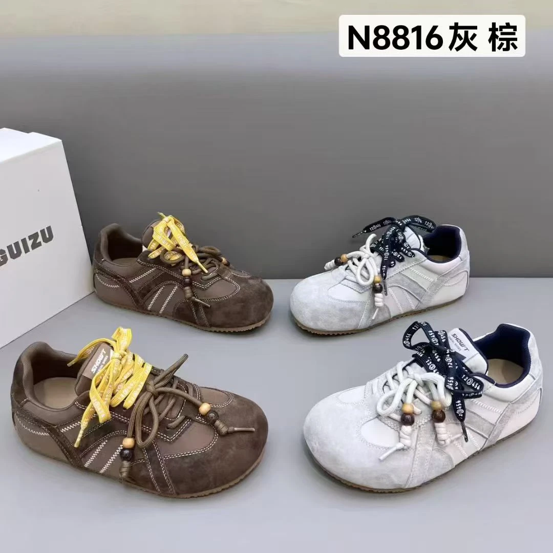 N8816新款平底百搭休闲板鞋女鞋