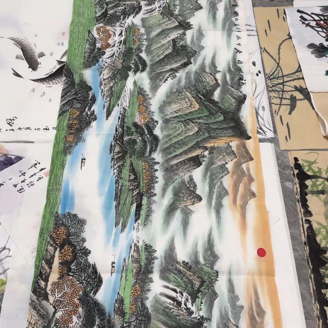 国画晓彤美术馆直播间