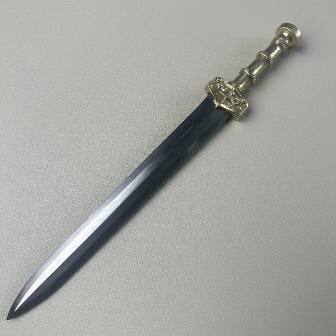 纯铜装具1:4微兵茶刀摆件未开刃