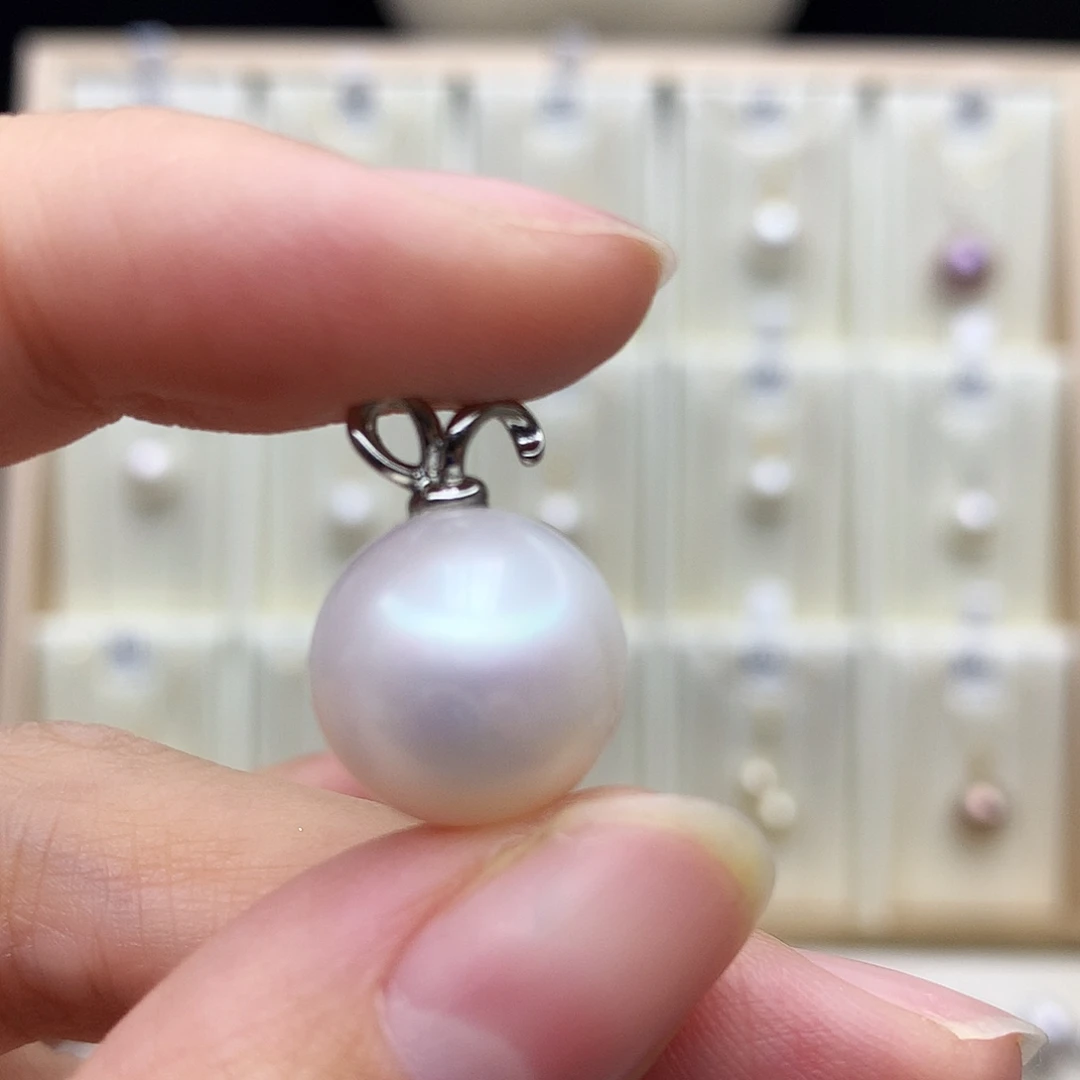 合金淡水珍珠吊坠(赠链)