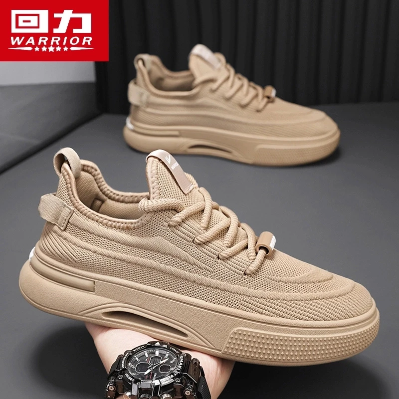 回力男鞋夏季新款透气网面飞织鞋男款鞋子减震运动鞋休闲跑步鞋