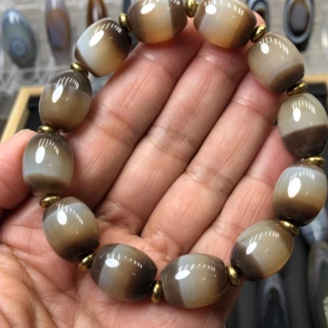 玛瑙/玉髓未镶嵌吊坠(不含链)