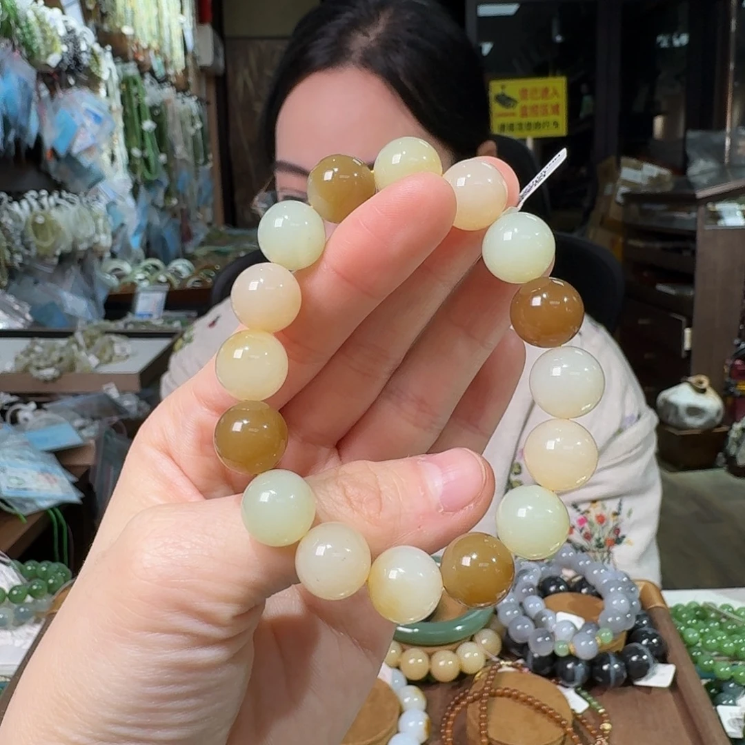 和田玉未镶嵌手链