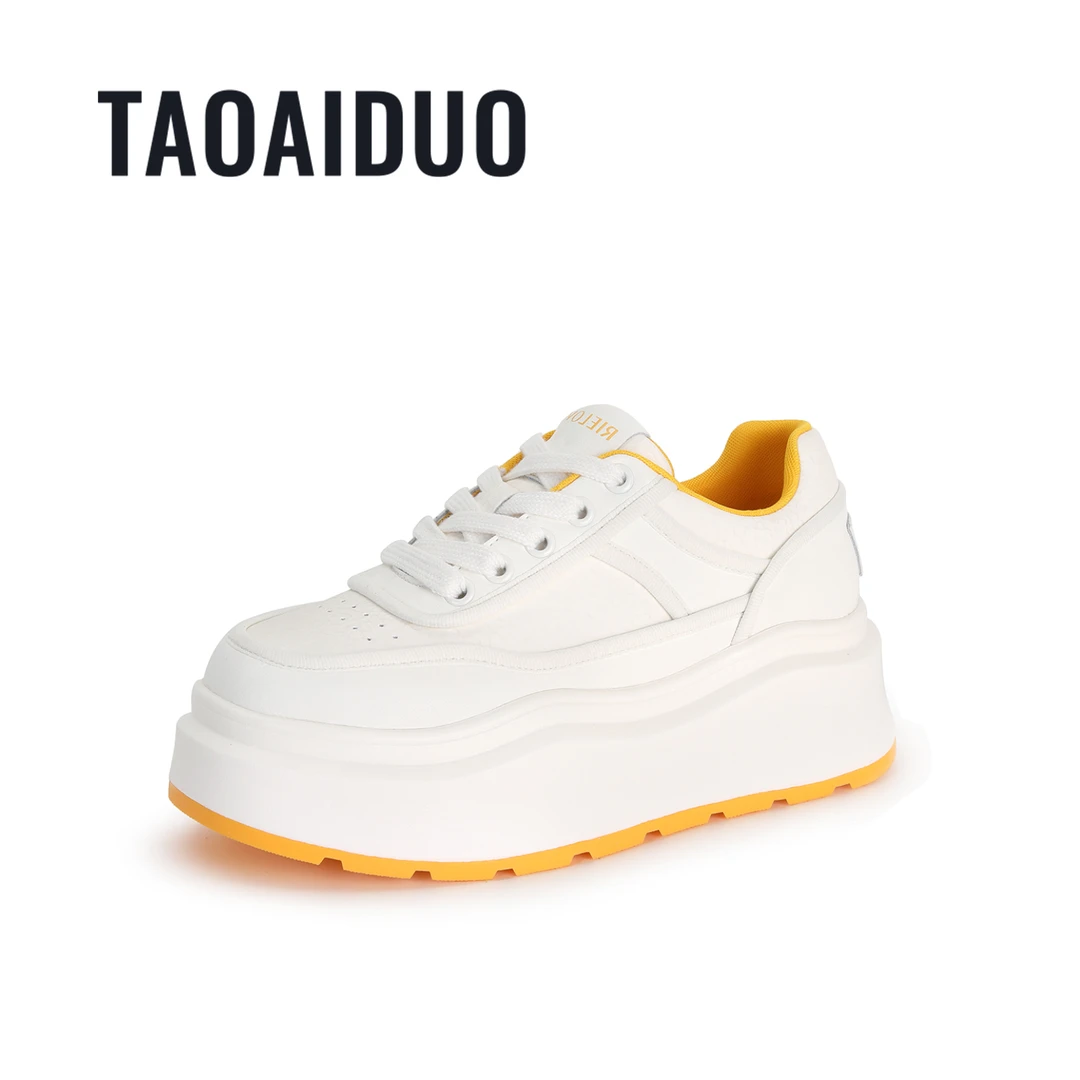 【七七】时尚厚底增高6cm潮流百搭女士休闲鞋 51627