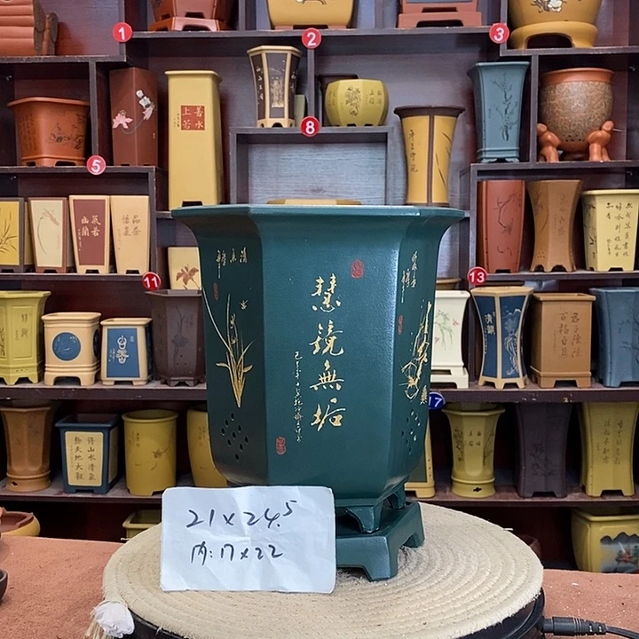 紫砂花盆紫砂花盆