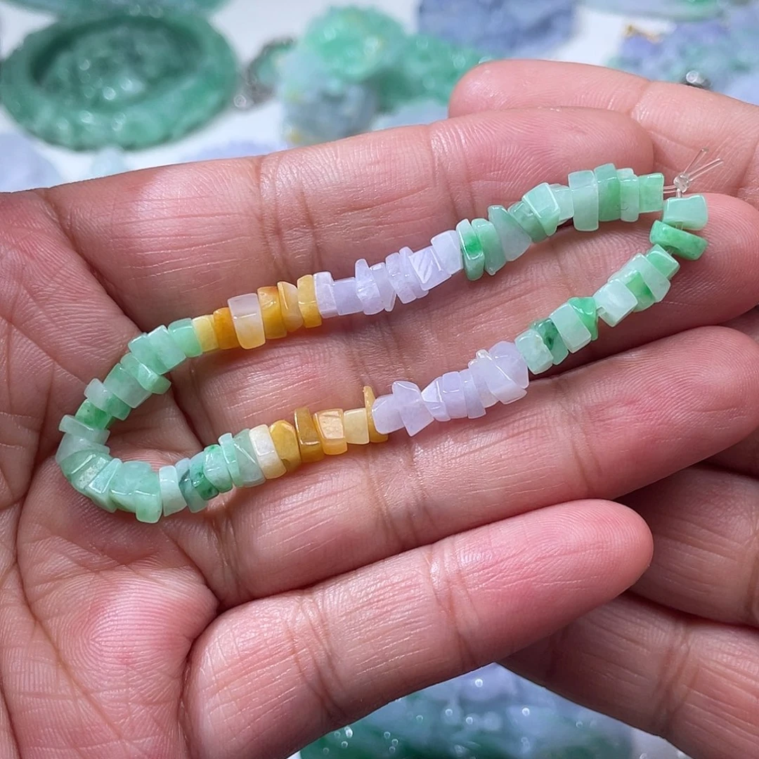 颈饰未镶嵌翡翠翡玉缘翡翠