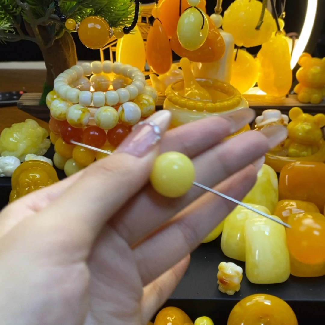 ち***さ非金属全品无暇虎皮单珠