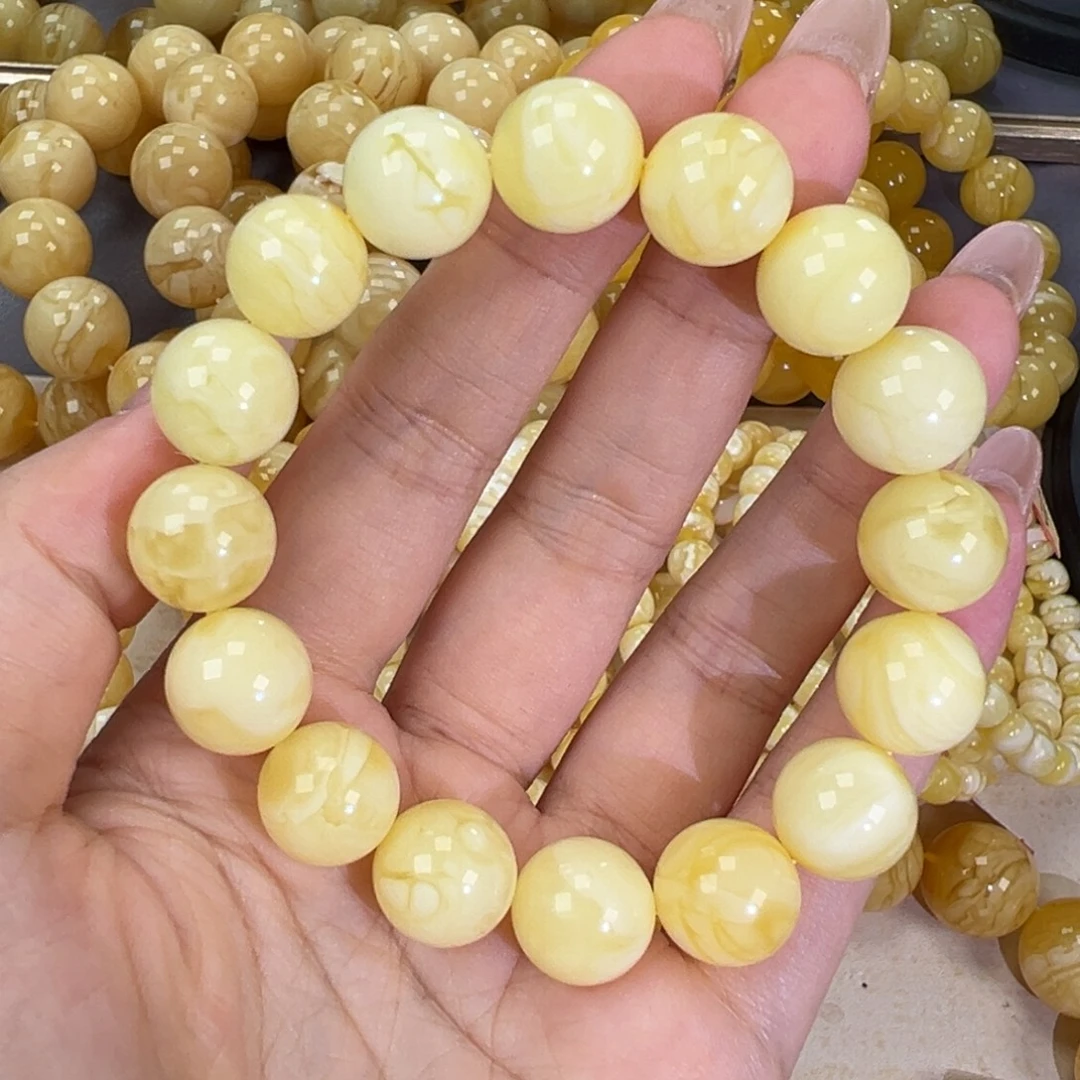 手链琥珀未镶嵌20.9妖花