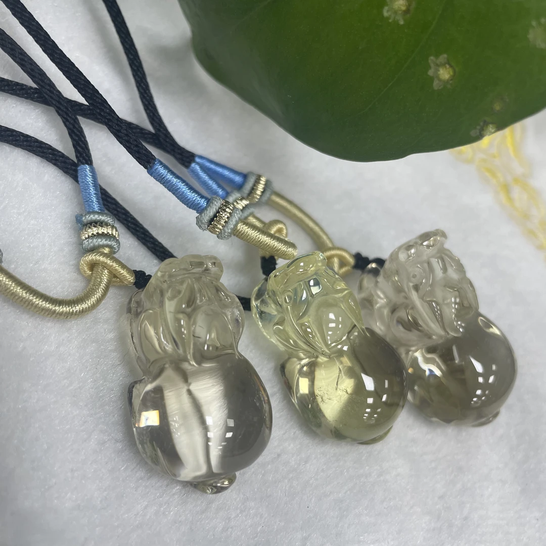 【书记甄选】原创黄水晶貔貅吊坠 多样性发一件 LM2036