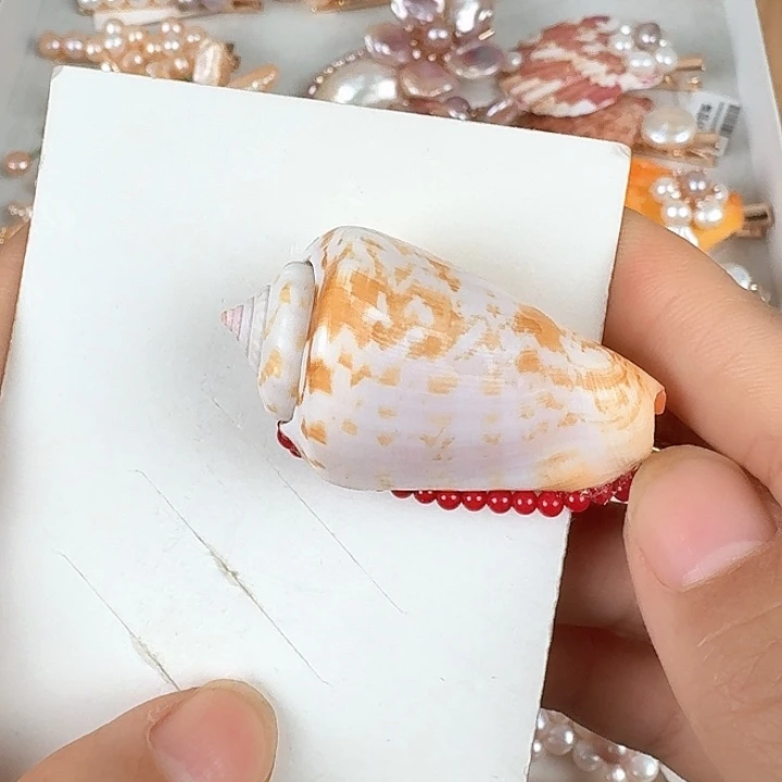 淡水珍珠发饰未镶嵌