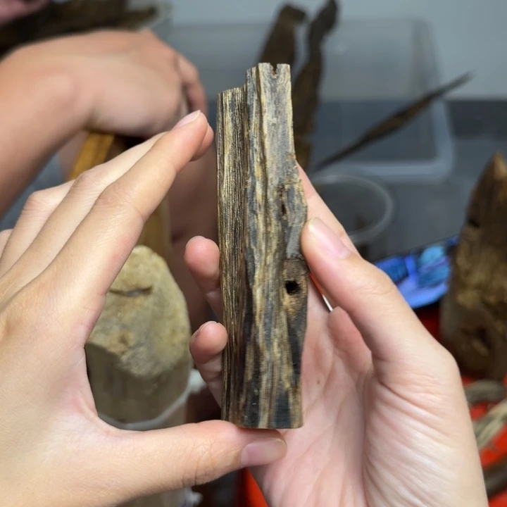 沉香碎屑沉香白棋块料30克