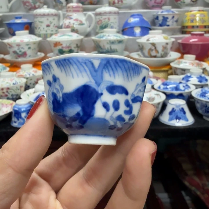 景德镇陶瓷杯子盖碗