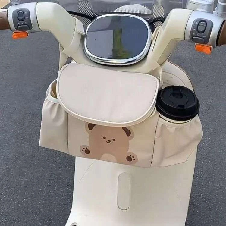 电动车挂物包收纳挂包三轮车推车大容量前置物兜挂袋手机置物神器