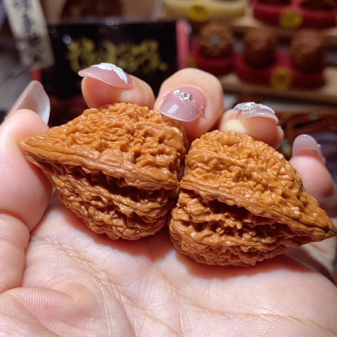 文玩核桃把件群*34尺全品塔尖