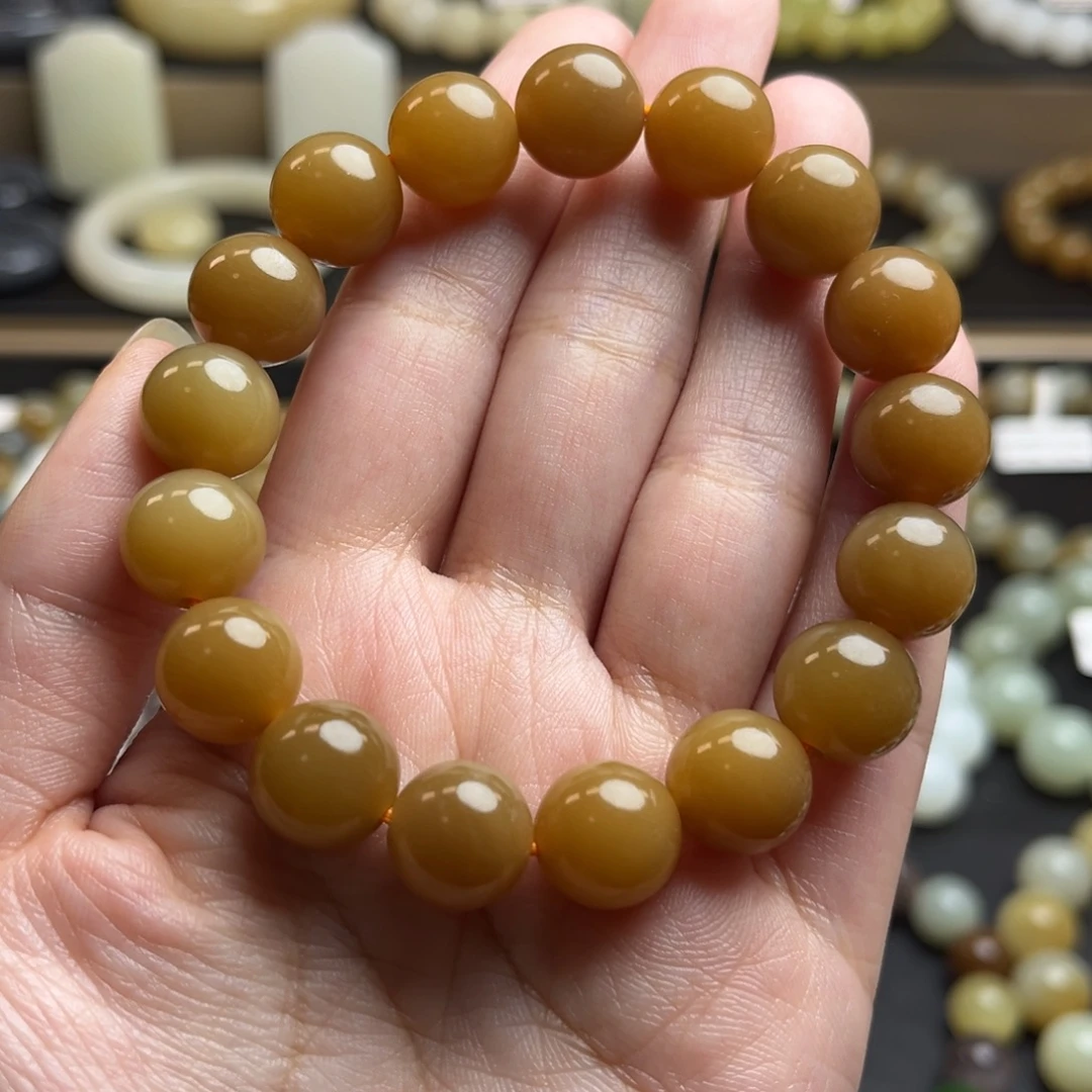 和田玉未镶嵌手串