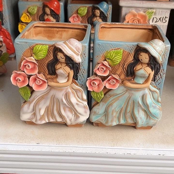 粗陶材质多肉花盆