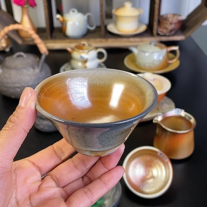 燃薪柴烧茶器主人杯