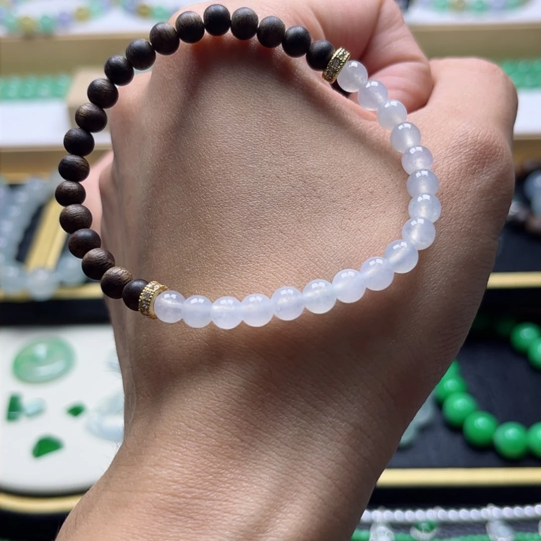 翡翠手链未镶嵌天然