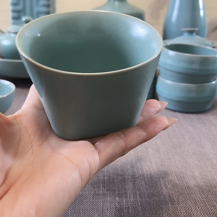 瓷片天圆地方杯一一一一一一一