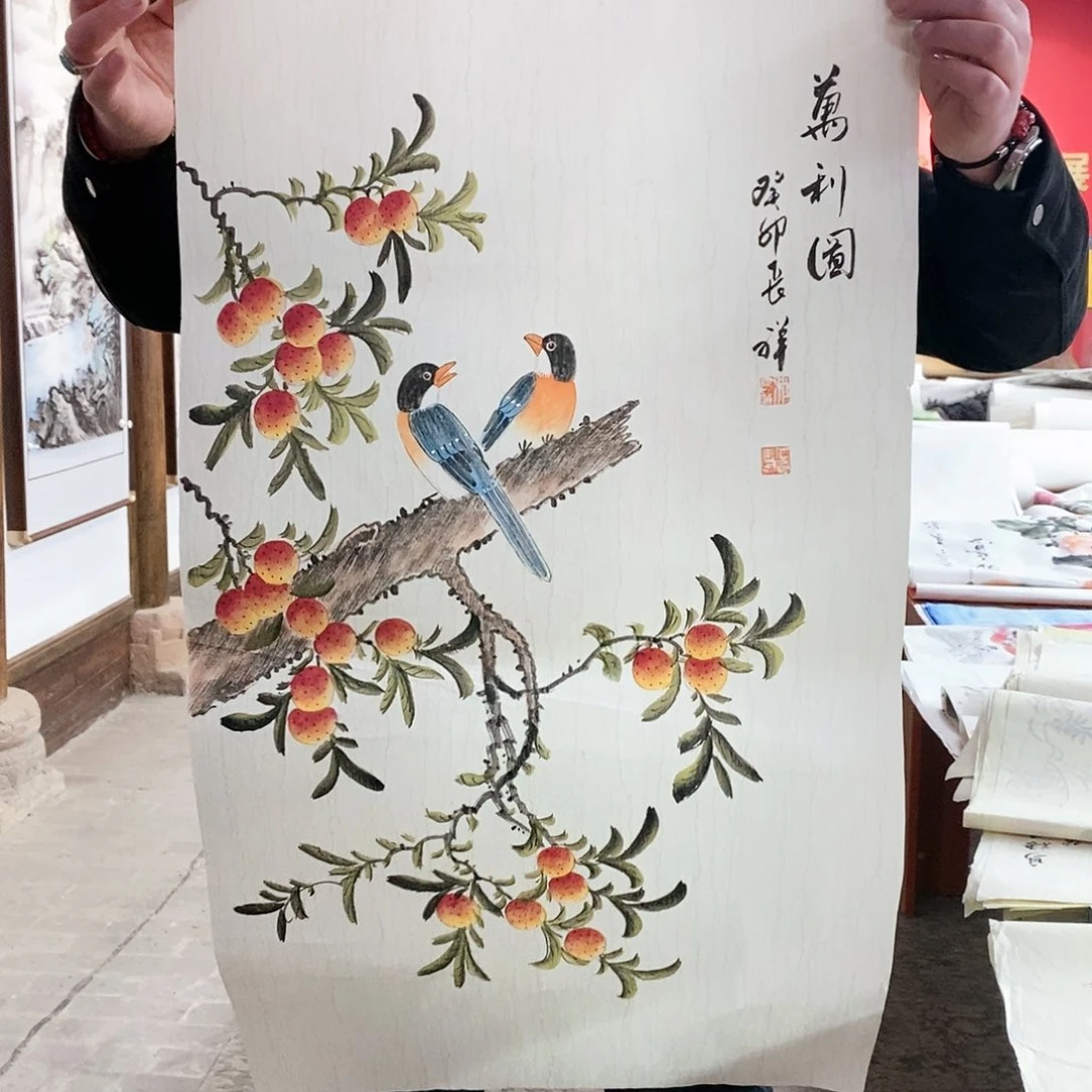 国画国画手绘书法作品