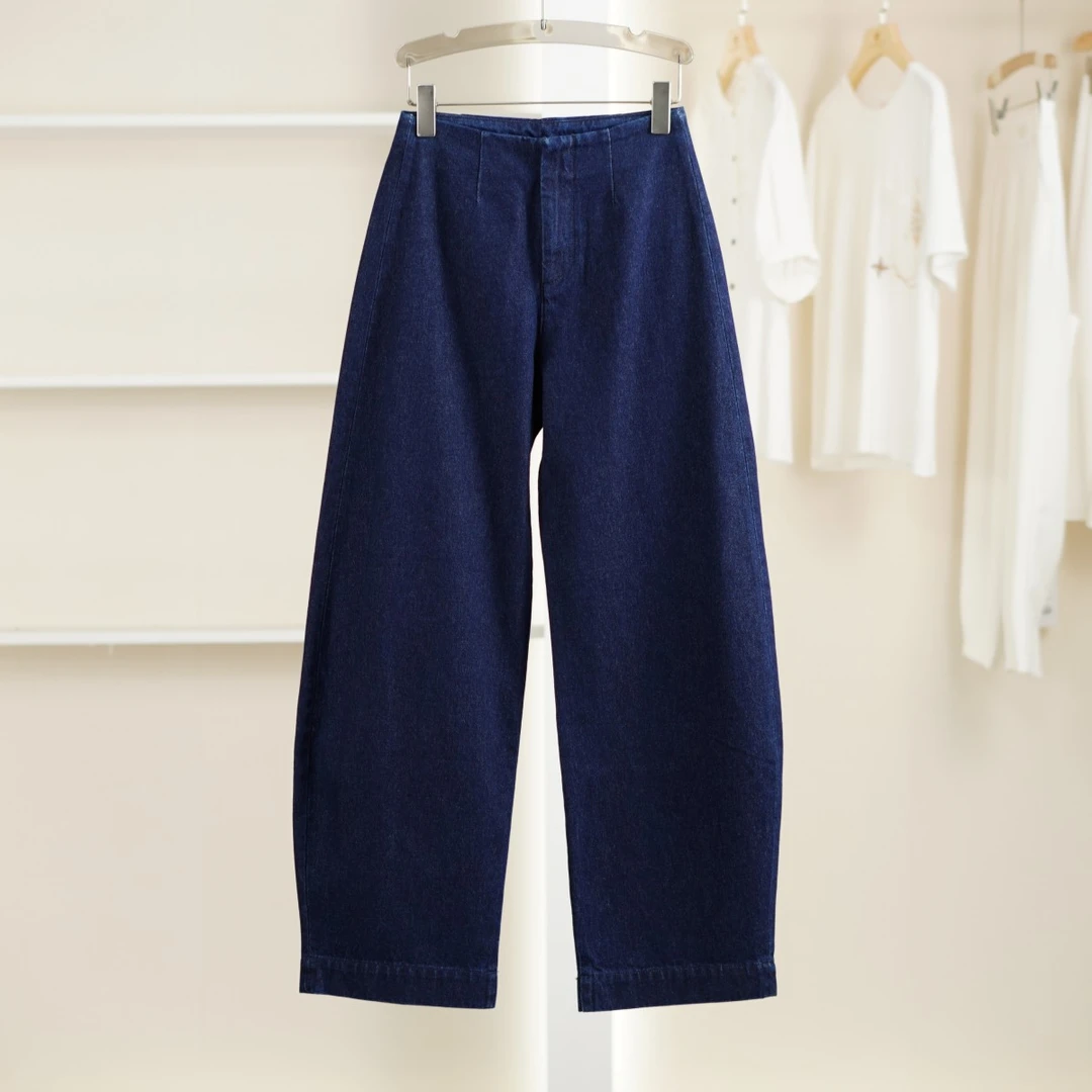 麦迪尚品【崔】50512304 春秋时尚休闲牛仔弯刀裤品牌撤柜女装