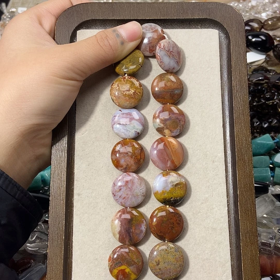 玛瑙/玉髓散珠战国红