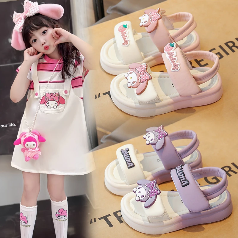 2025女夏季卡通沙滩鞋休闲风凉拖凉鞋童鞋运动时尚鞋子宝宝韩版