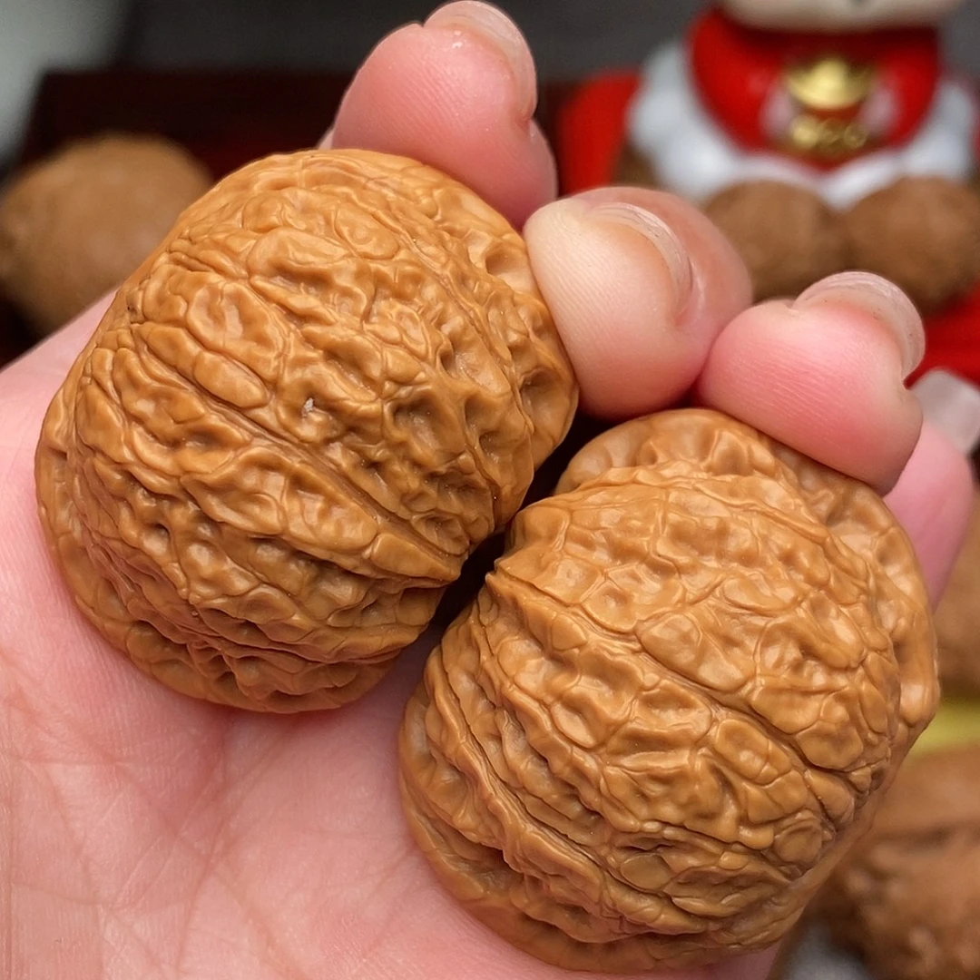 用***4文玩核桃把件39.5全乾隆磨