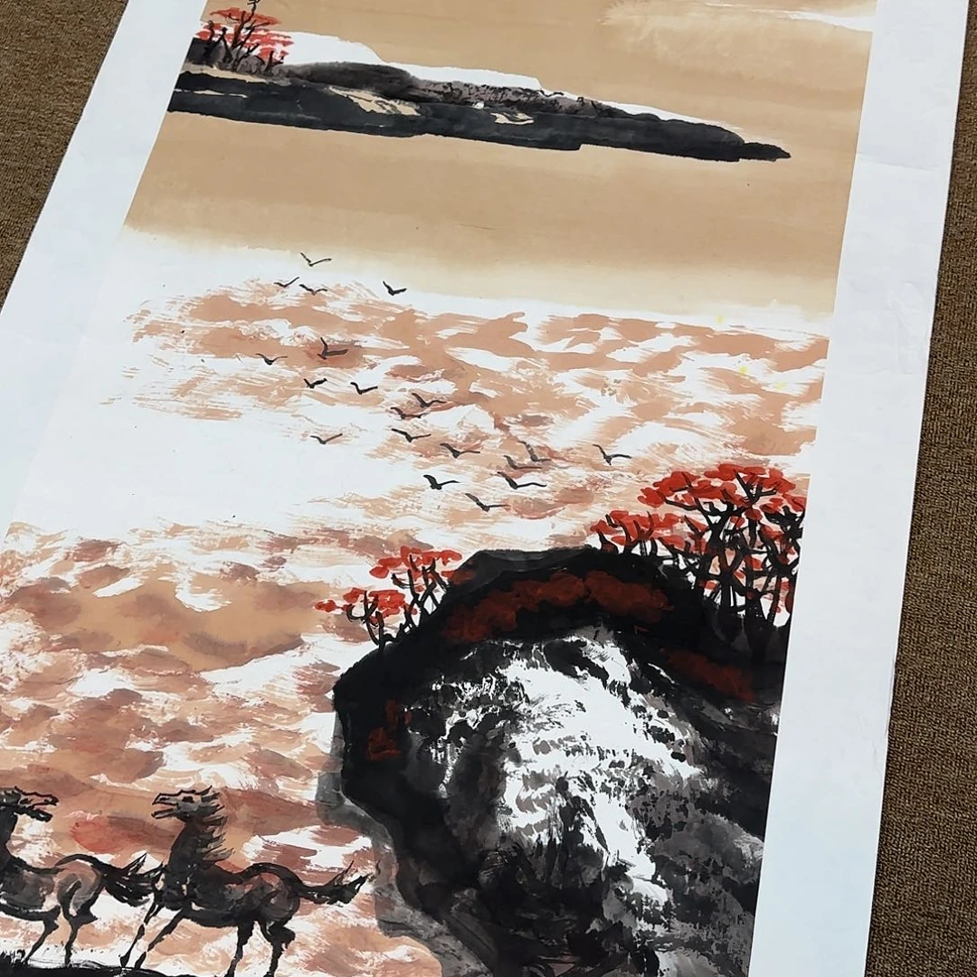 国画可口可乐的一年我是怎么做