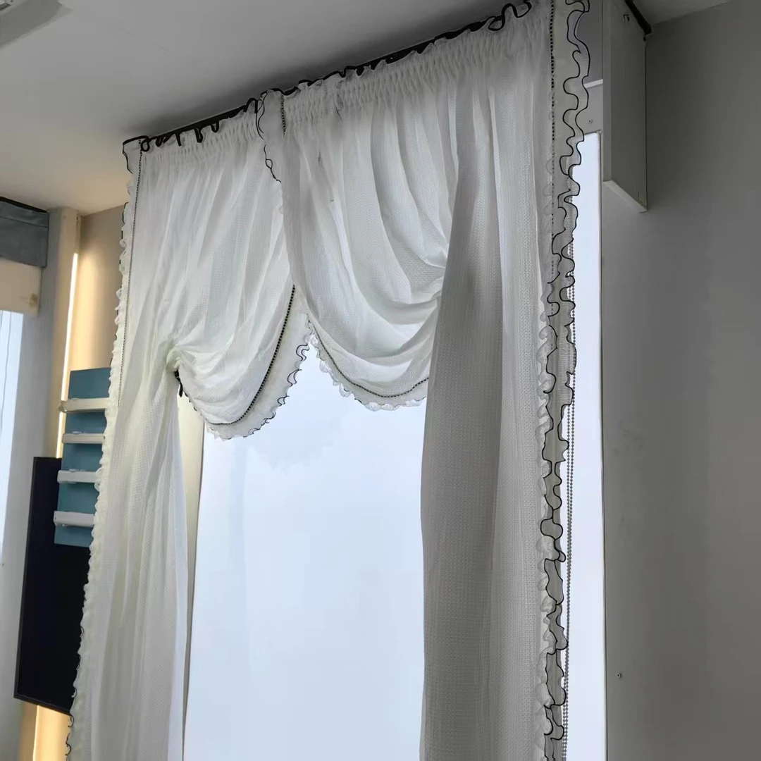 义格小众法式过道卧室贵妃燕尾帘