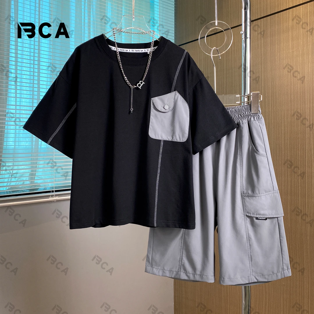 BCA 【简约时尚】休闲穿搭 夏款套装DF-套装3470