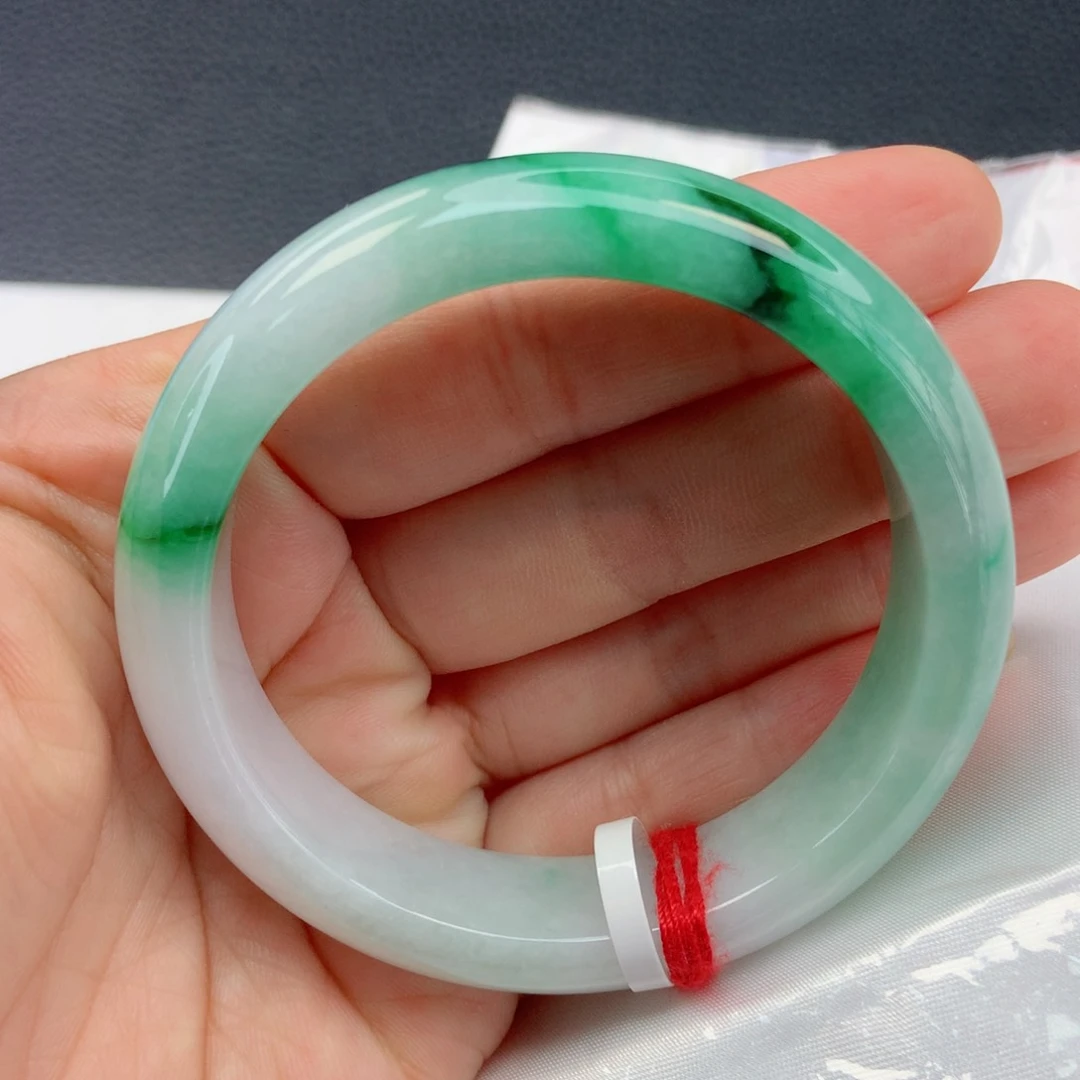 未镶嵌手镯翡翠53圈