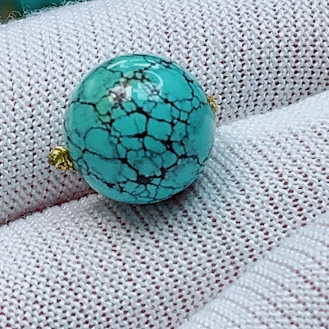 绿松石未镶嵌12.2圆珠