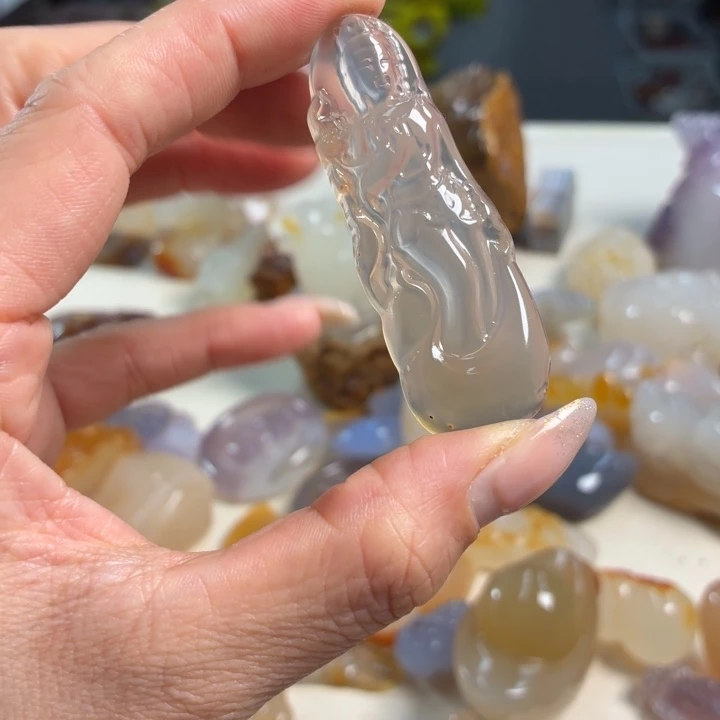 玛瑙/玉髓未镶嵌吊坠(不含链)