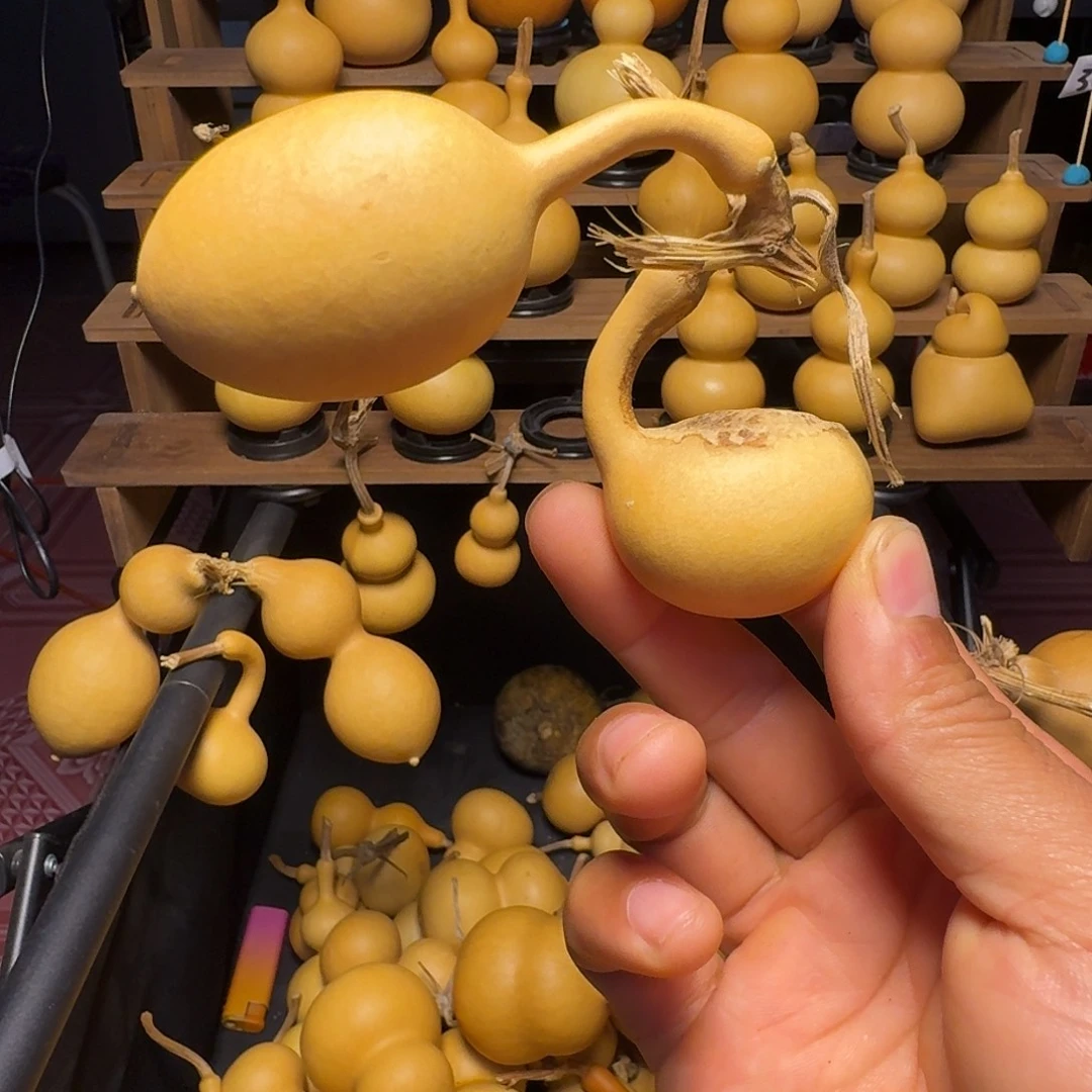 江***淌恭喜发财纯天然葫芦