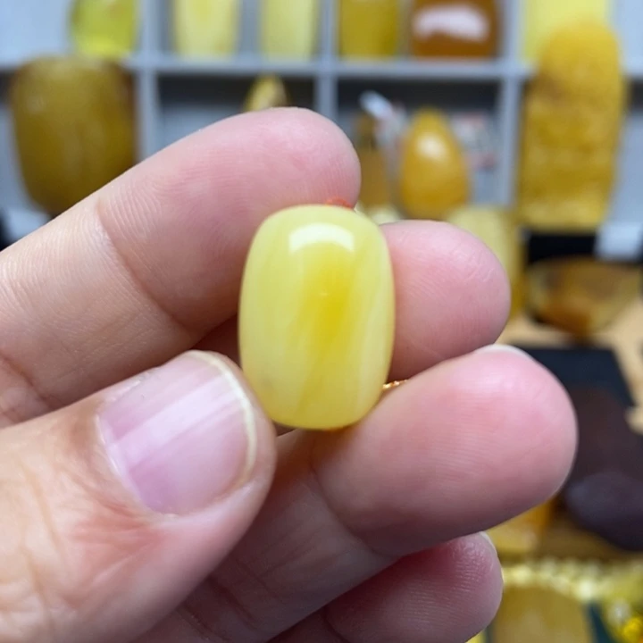 琥珀未镶嵌裸石珠子