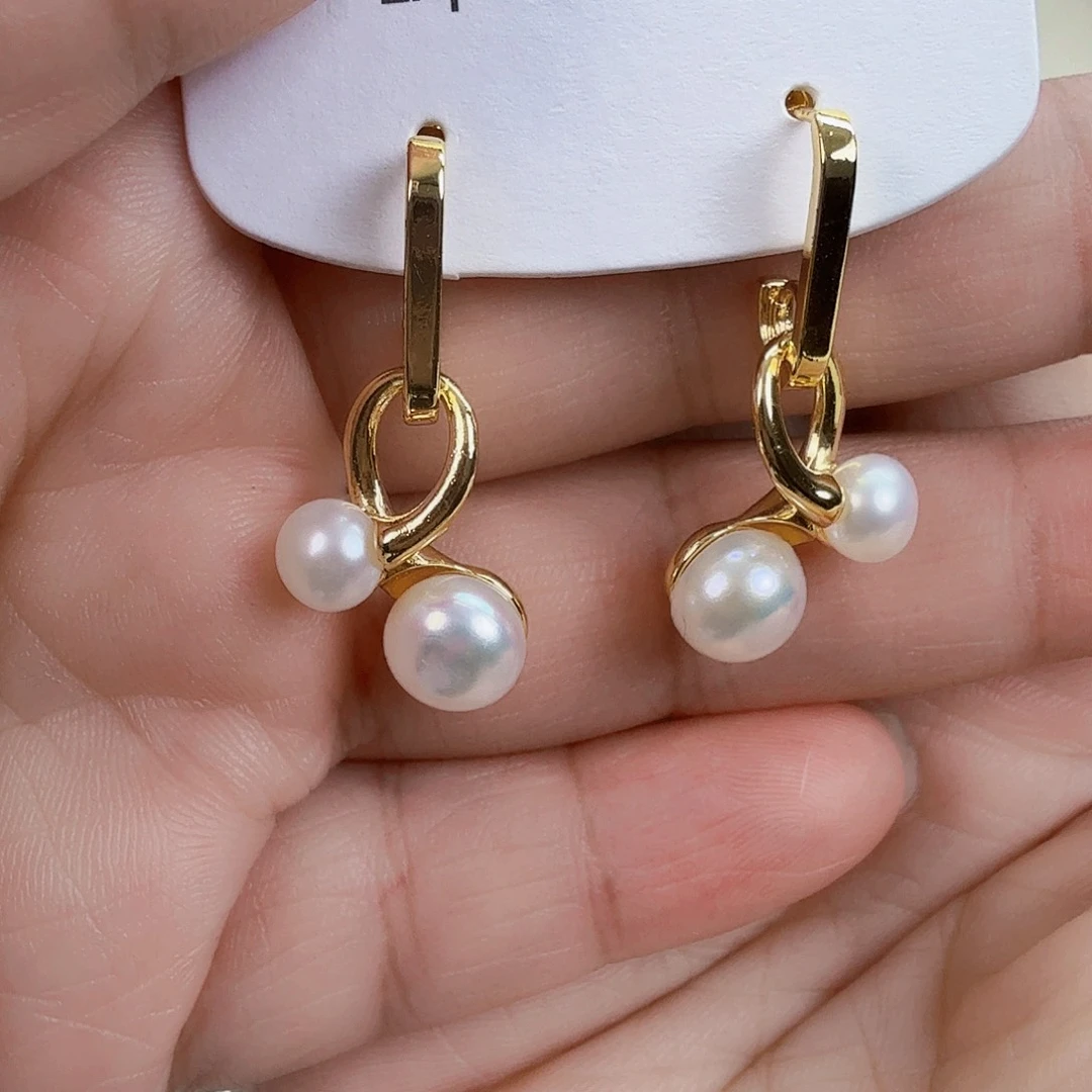 未镶嵌耳饰淡水珍珠