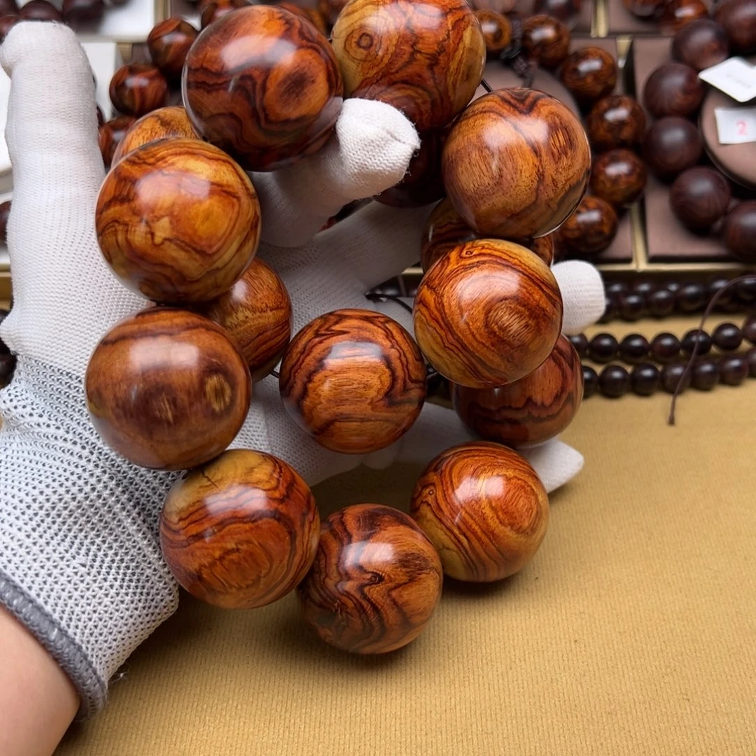 美***陈黄花梨/降香黄檀手串/手链海南黄花梨