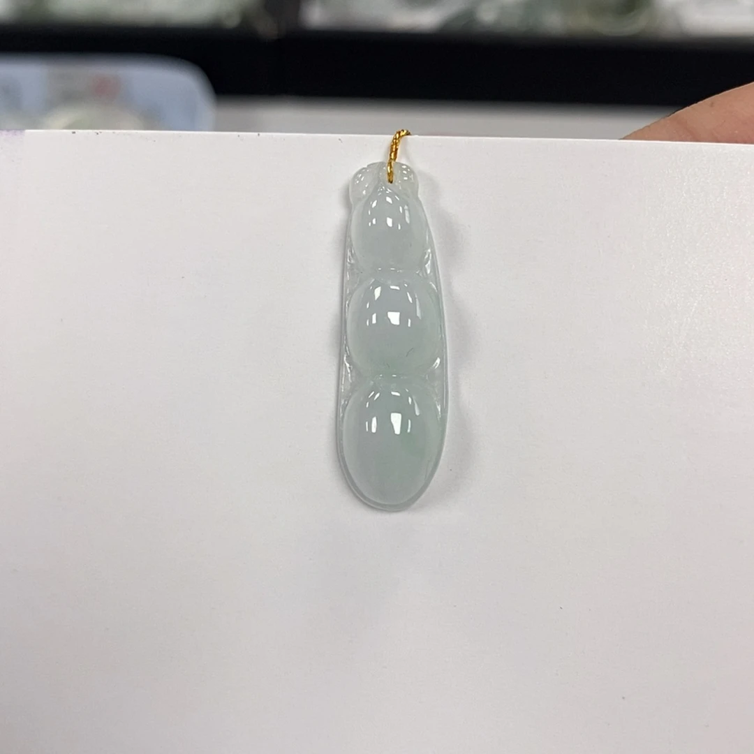 【闪购商品】颈饰未镶嵌翡翠福豆