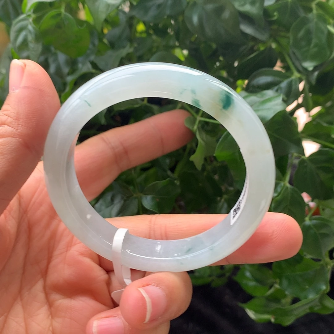 翡翠未镶嵌手镯15号