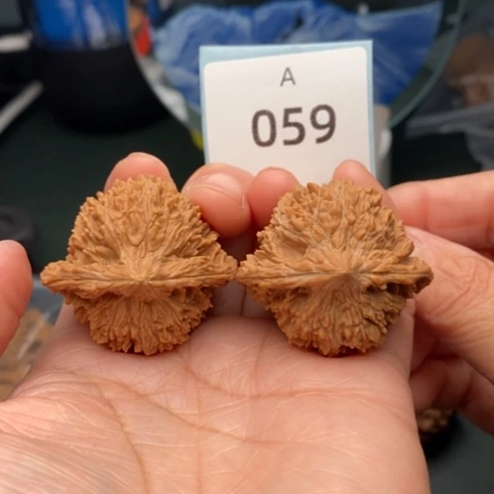 文玩核桃把件38.5满天星059