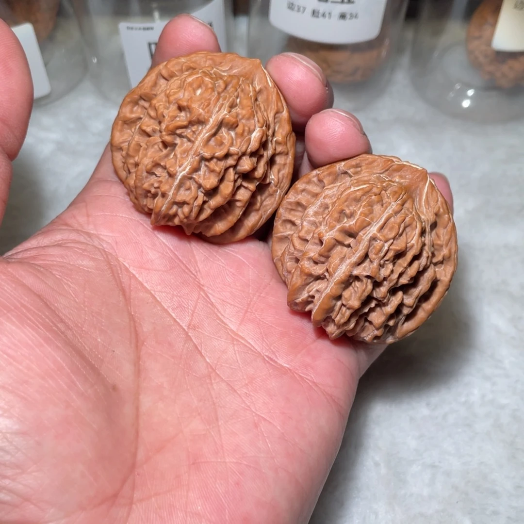 文玩核桃把件四座楼44-40-42