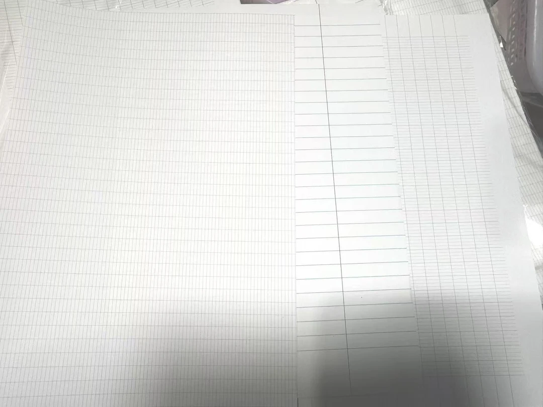 三合一众筹B5散纸(176*250)长网格美式分栏法文格