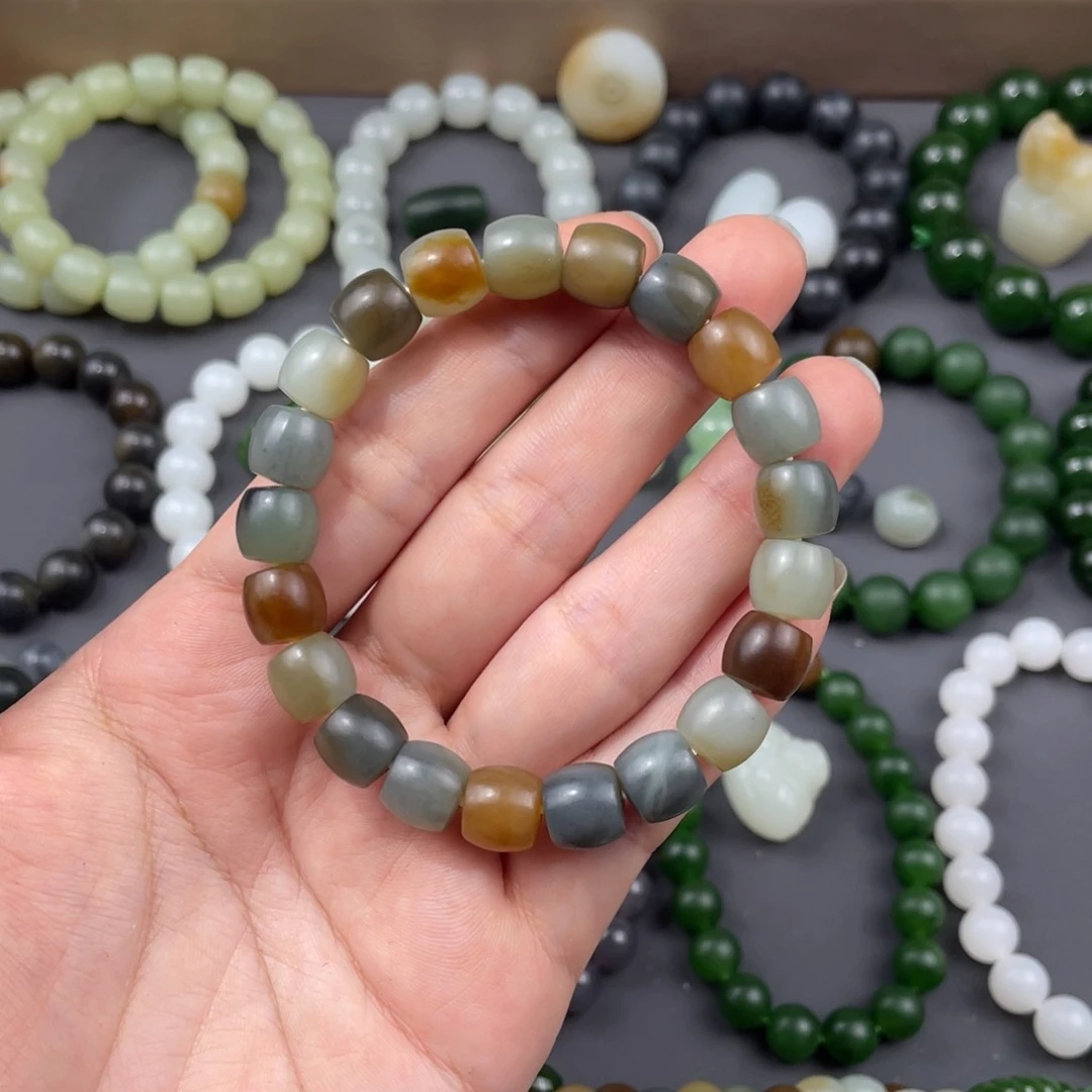 和田玉手串未镶嵌