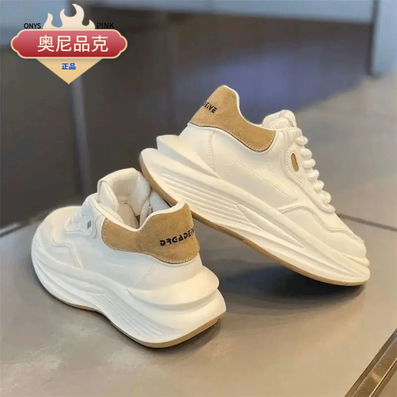 男鞋2025春夏季新款舒适时尚耐磨百搭运动休闲厚板鞋平跟舒适潮牌