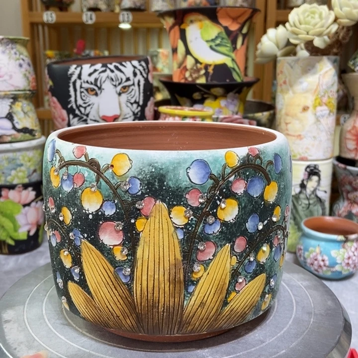 景德镇艺术手绘作品