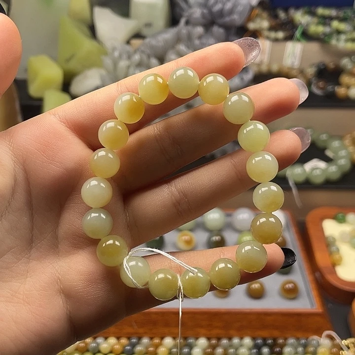 和田玉（糖玉）未镶嵌手链