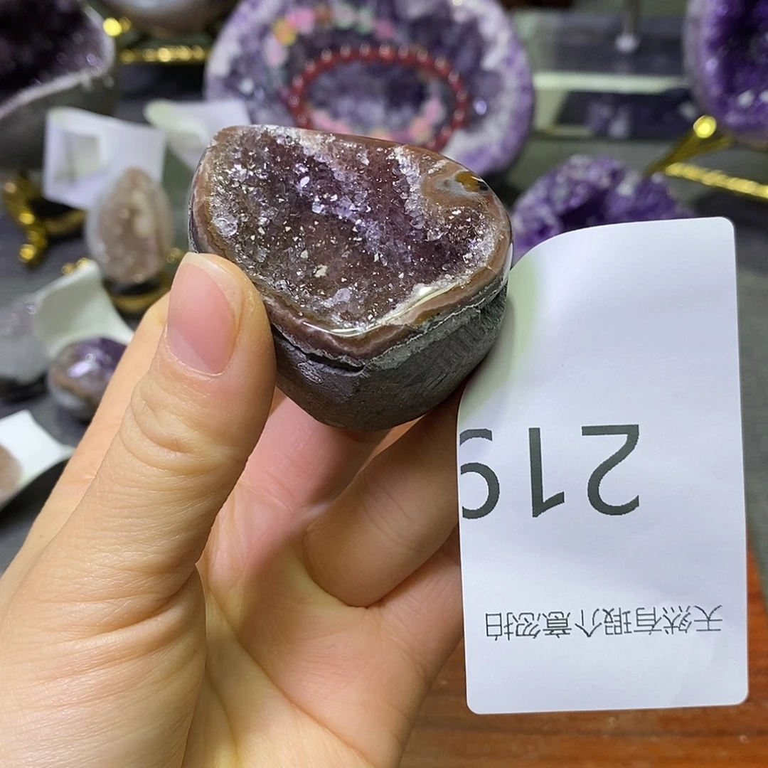 珠宝半成品未镶嵌紫晶