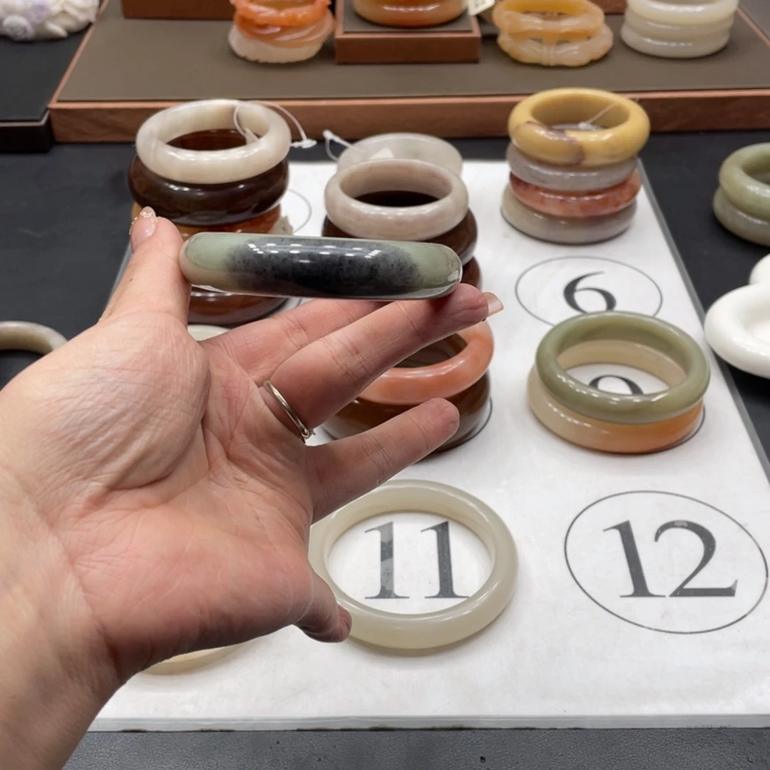 查罗石手镯未镶嵌丝**缘