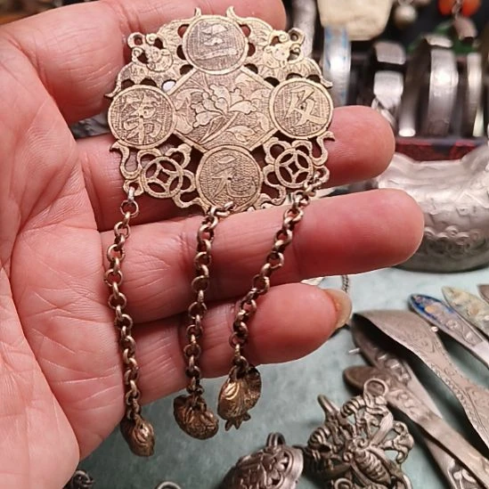 800银老银DIY吊坠饰品